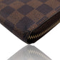 LOUIS VUITTON ZIPPY DAMIER EBENE LONG WALLET