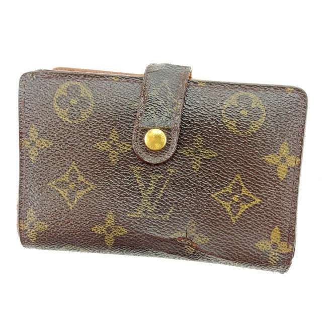 LOUIS VUITTON Bifold Wallet M61663 Brown Portonevie Vienova
