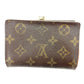 LOUIS VUITTON Bifold Wallet M61663 Brown Portonevie Vienova