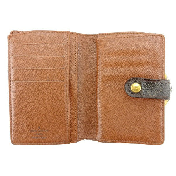 LOUIS VUITTON Bifold Wallet M61663 Brown Portonevie Vienova