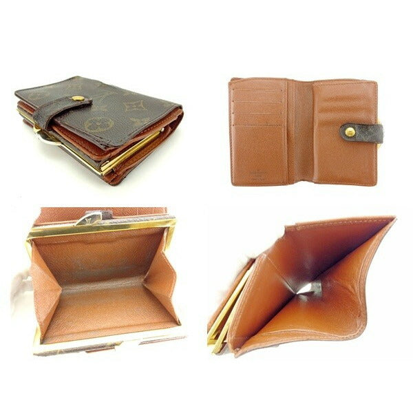 LOUIS VUITTON Bifold Wallet M61663 Brown Portonevie Vienova