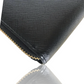 PRADA SAFFIANO ROUND ZIP LONG WALLET BLACK