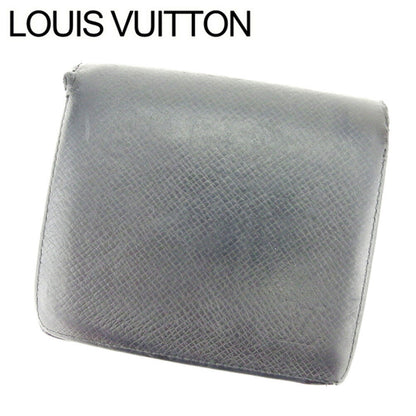 LOUIS VUITTON Bifold Wallet M30454 black