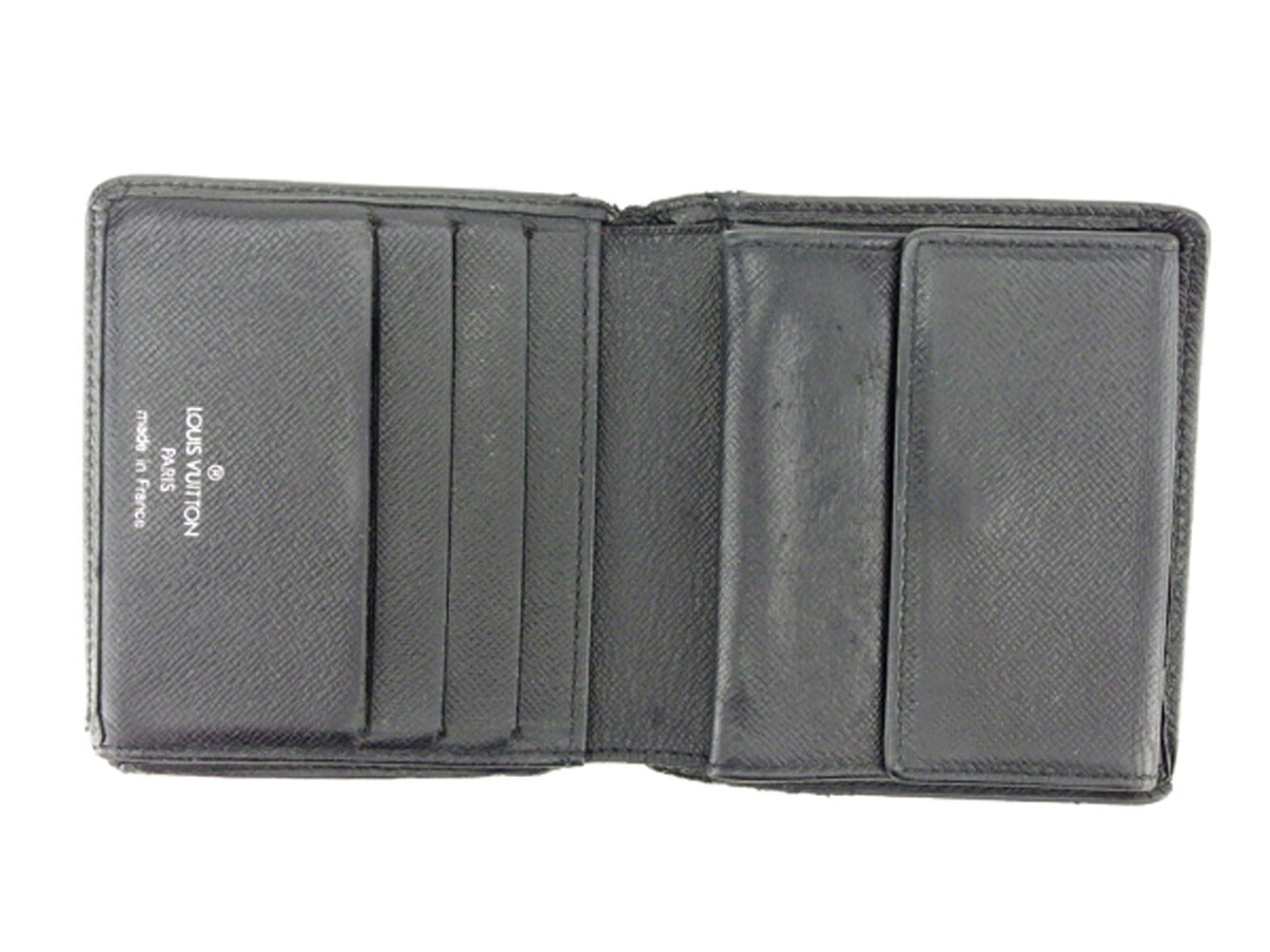 LOUIS VUITTON Bifold Wallet M30454 black
