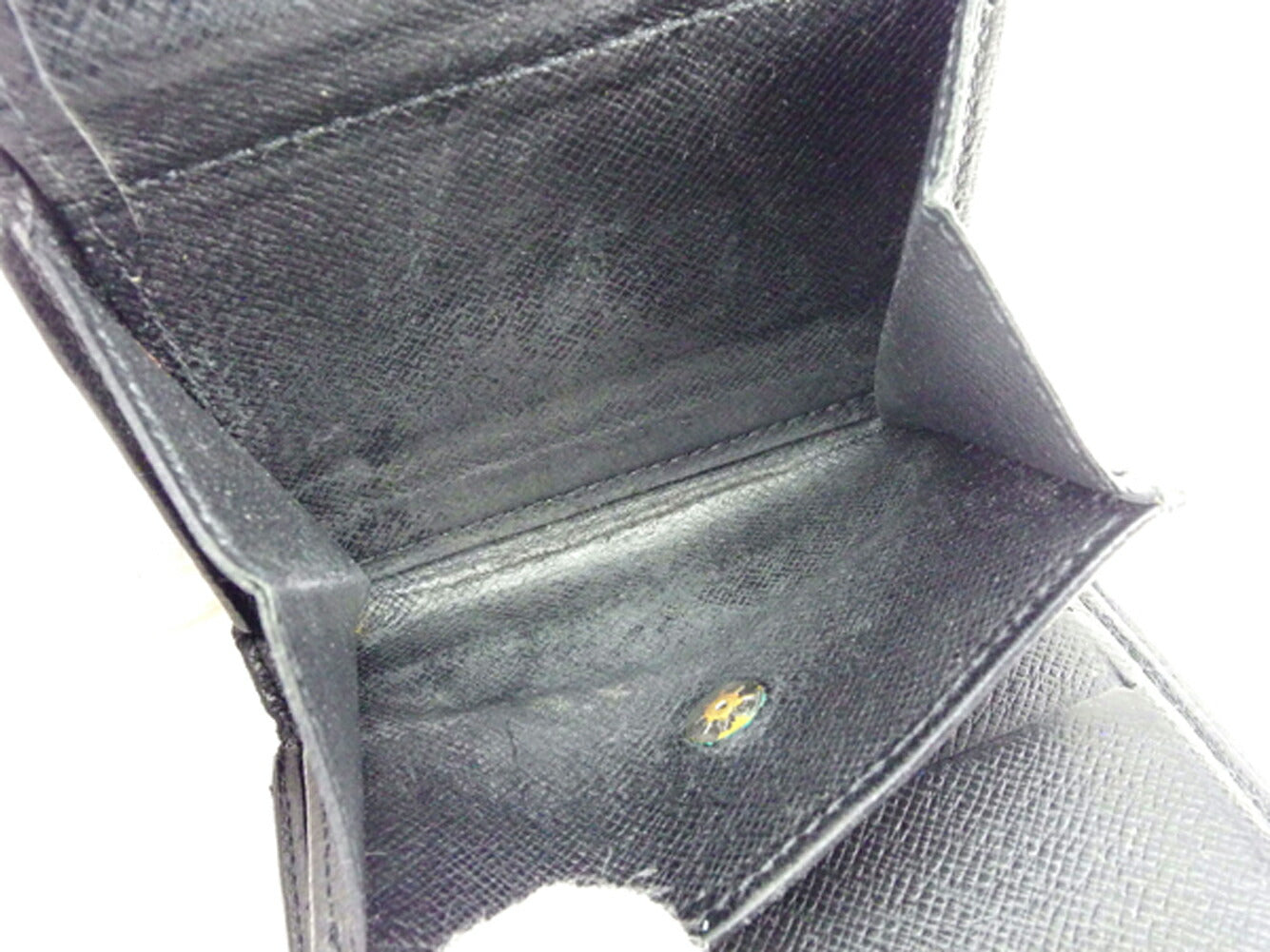 LOUIS VUITTON Bifold Wallet M30454 black