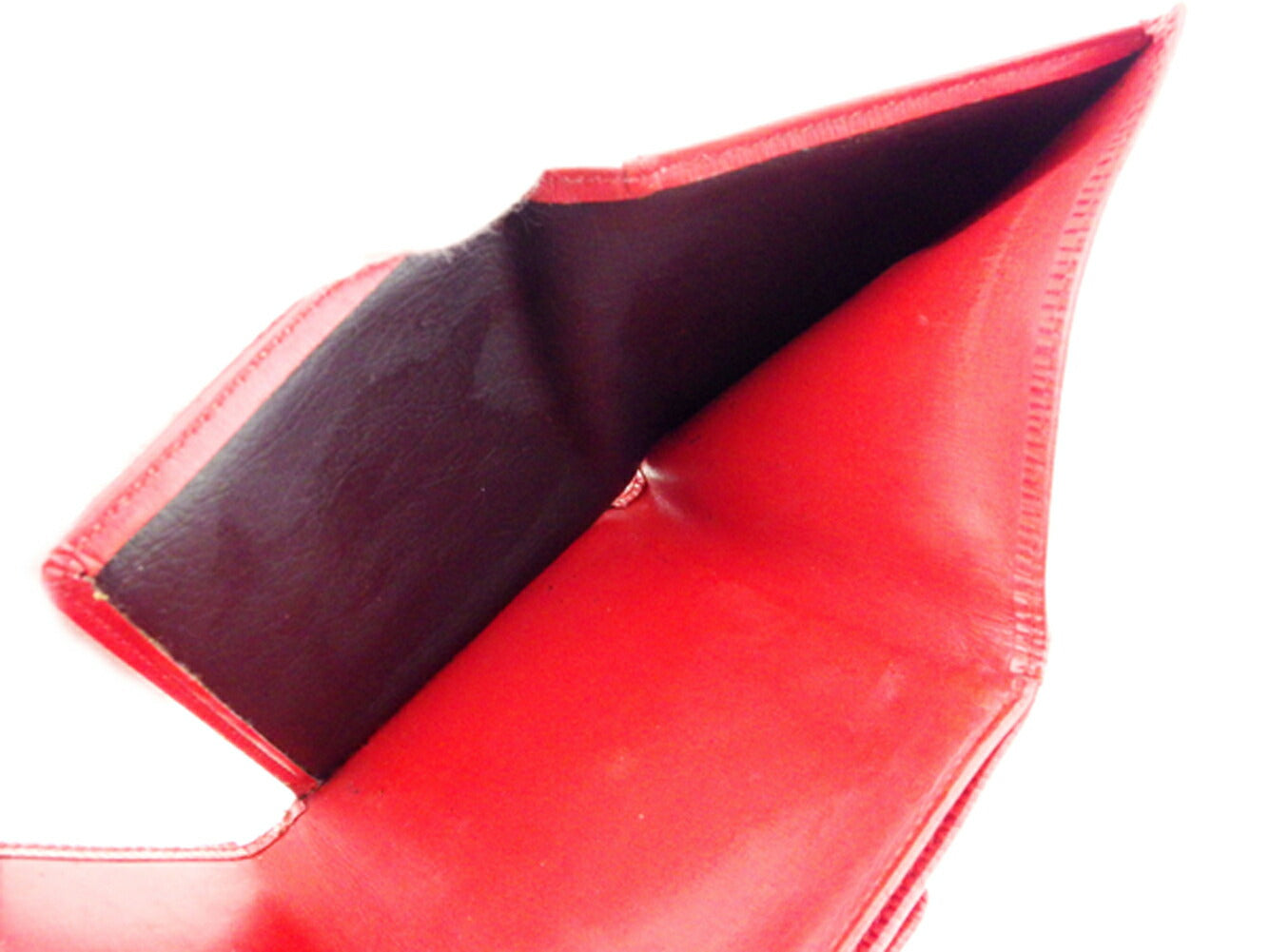LOUIS VUITTON Bifold Wallet M63487 Red Porte Monnaie Billets Cartes Credit