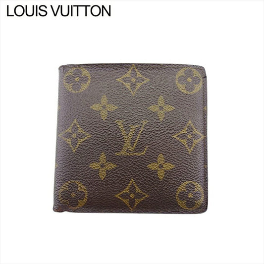 LOUIS VUITTON Bifold Wallet M61675 Brown x beige Portefeuille・Marco