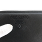 PRADA SAFFIANO ROUND ZIP LONG WALLET BLACK