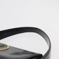 FENDI Hand Bag Leather Black Gold