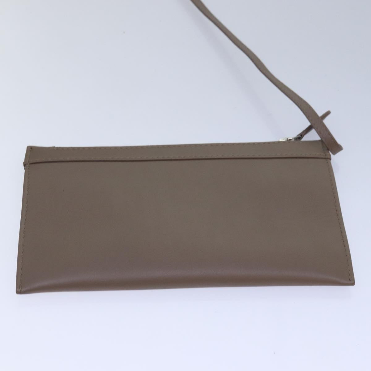 BALENCIAGA Cabas Hand Bag Leather Gray