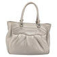 Salvatore Ferragamo Hand Bag Leather Silver