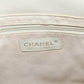 CHANEL Camelia Two Way Shoulder Bag Leather Ivory CC