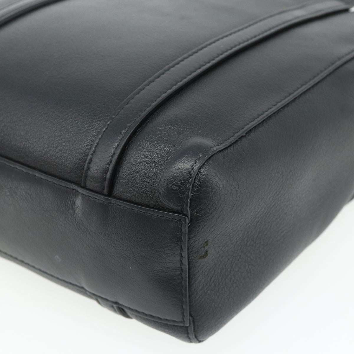 BALENCIAGA Two Way Mini Tote Bag Black Silver
