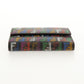 FENDI Zucca Canvas T rifold Wallet Multicolor Gold