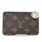 LOUIS VUITTON Coin case M82852 Monogram canvas Brown Porto Cult Romy