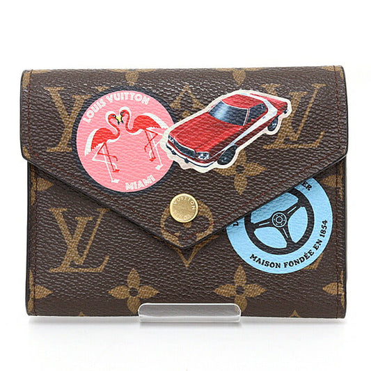 LOUIS VUITTON Tri-fold wallet M62151 Monogram canvas Brown Victorine