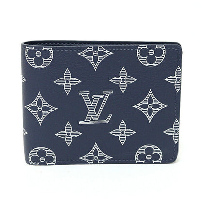 LOUIS VUITTON Bifold Wallet M83379 Monogram shadow blue Portefeuille