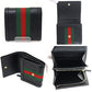 GUCCI Bifold Wallet 719887 leather multicolor Double G medium wallet mens(Unisex) Used Authentic