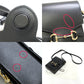 GUCCI Shoulder Bag 625615 leather Black gold Horsebit 1955 Women Used Authentic