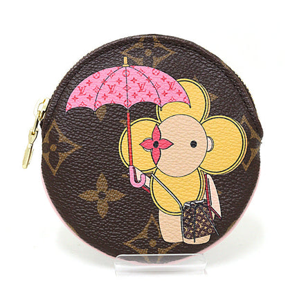LOUIS VUITTON Coin case M69057 Monogram canvas Brown Portomone Long Vivienne Women Used Authentic