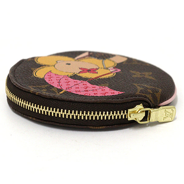 LOUIS VUITTON Coin case M69057 Monogram canvas Brown Portomone Long Vivienne Women Used Authentic