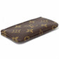 LOUIS VUITTON Coin case M62650 Monogram canvas, leather Brown CardKey caseKey holder Women(Unisex) Used Authentic