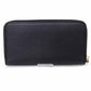 BURBERRY Long Wallet Purse 80840411 leather black Zip Around mens(Unisex) Used Authentic