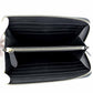 BURBERRY Long Wallet Purse 80840411 leather black Zip Around mens(Unisex) Used Authentic