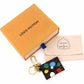 LOUIS VUITTON Bag charm M01209 Monogram canvas Multi Yayoi Kusama LVxYK Porto Cle Kirigami Women Used Authentic