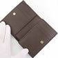 GUCCI Bifold Wallet 813296 GG Supreme canvas, leather beige Ophidia Small Wallet Women Used Authentic