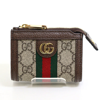 GUCCI Coin case 699530 GG Supreme Canvas Multi With key hook Ofidia Women Used Authentic