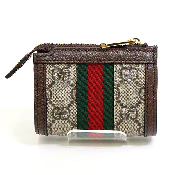 GUCCI Coin case 699530 GG Supreme Canvas Multi With key hook Ofidia Women Used Authentic