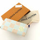 LOUIS VUITTON Long Wallet Purse N40675 Damier canvas white Zippy wallet  Vertical Women Used Authentic