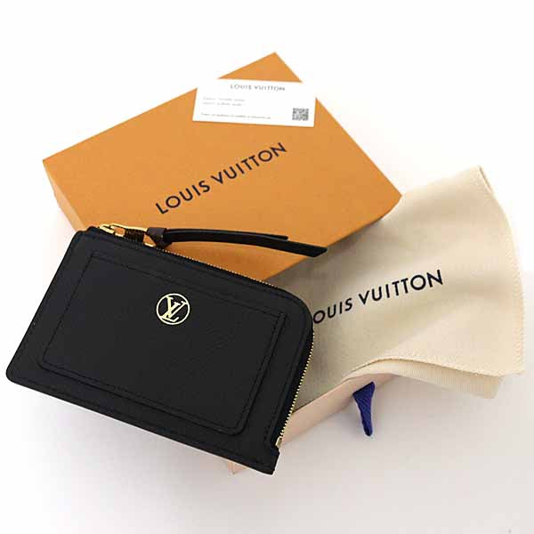 LOUIS VUITTON Coin case M14550 leather black Card Case Porto Cult Lowkey
