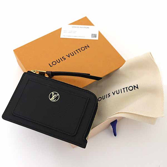 LOUIS VUITTON Coin case M14550 leather black Card Case Porto Cult Lowkey