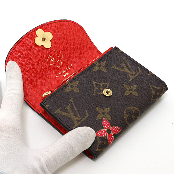 LOUIS VUITTON Bifold Wallet M12220 Monogram canvas Brown Portomone Rosary