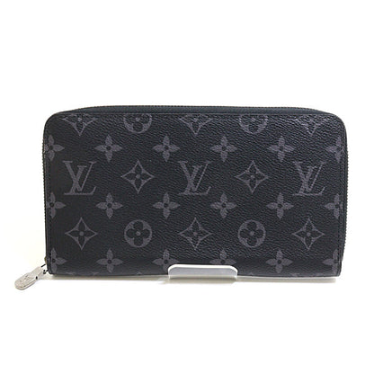 LOUIS VUITTON Long Wallet Purse M82081 Monogram Eclipse black Zippy Organizer NM