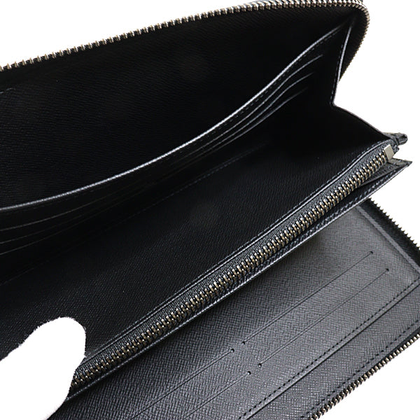 LOUIS VUITTON Long Wallet Purse M82081 Monogram Eclipse black Zippy Organizer NM