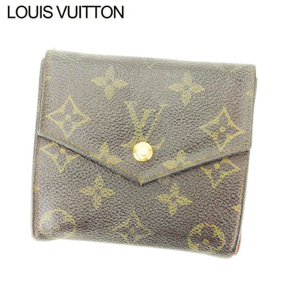 LOUIS VUITTON Bifold Wallet M61660 Brown beige gold Portonebi (old type)