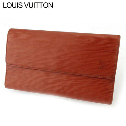LOUIS VUITTON Long Wallet Purse M63385 Kenyan brown Porte Tresor International