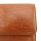LOUIS VUITTON Bifold Wallet Brown Martier stamp