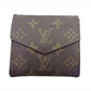 LOUIS VUITTON Bifold Wallet M61660 Brown beige gold Portonebier