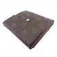 LOUIS VUITTON Bifold Wallet M61660 Brown beige gold Portonebier
