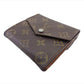 LOUIS VUITTON Bifold Wallet M61660 Brown beige gold Portonebier