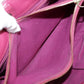 BURBERRY Blue Label Leather Hand Bag Pink Gold