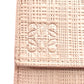 LOEWE Tri-fold wallet leather pink linen Compact wallet