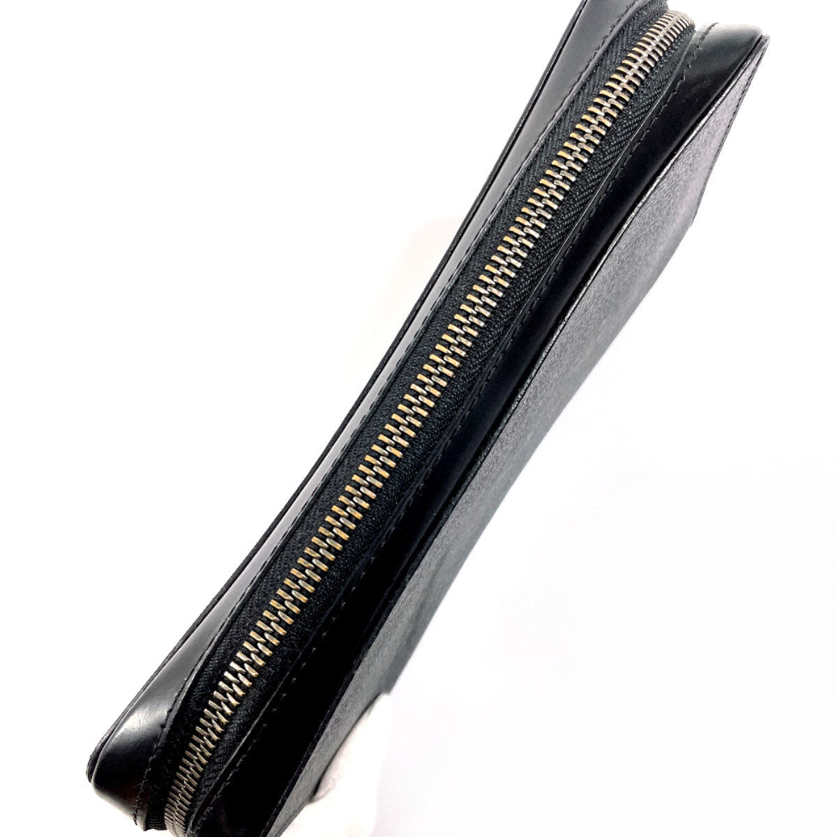 LOUIS VUITTON Long Wallet Purse M61698 Monogram Eclipse black Zippy XL mens Used Authentic