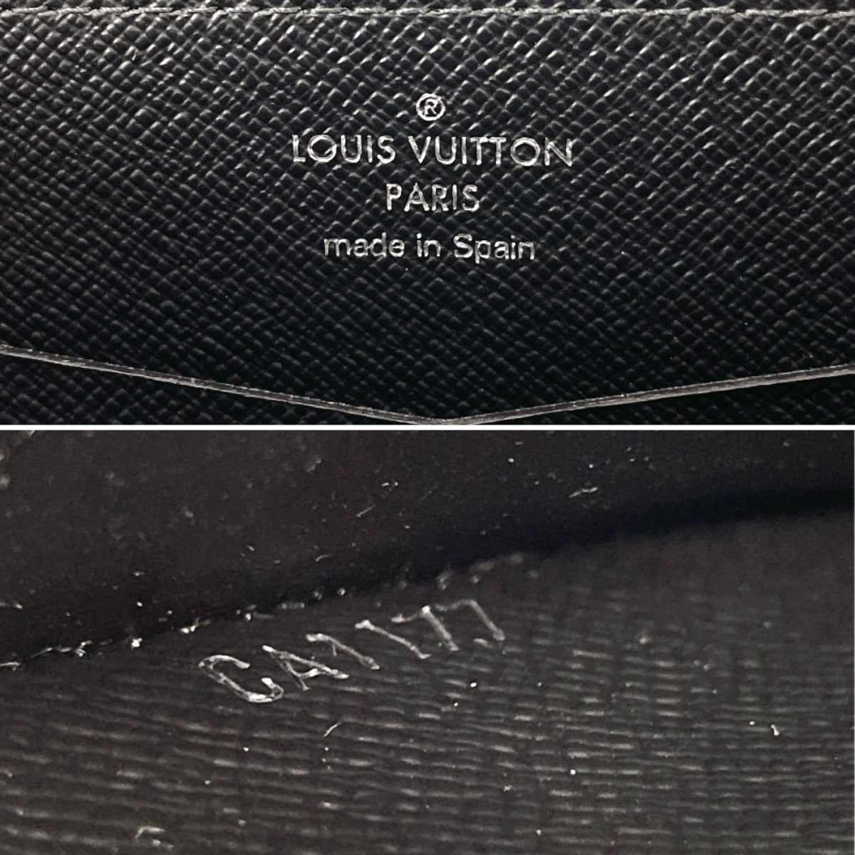 LOUIS VUITTON Long Wallet Purse M61698 Monogram Eclipse black Zippy XL mens Used Authentic