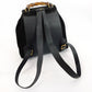 GUCCI Backpack 003・1998 Suede, Leather black Bamboo