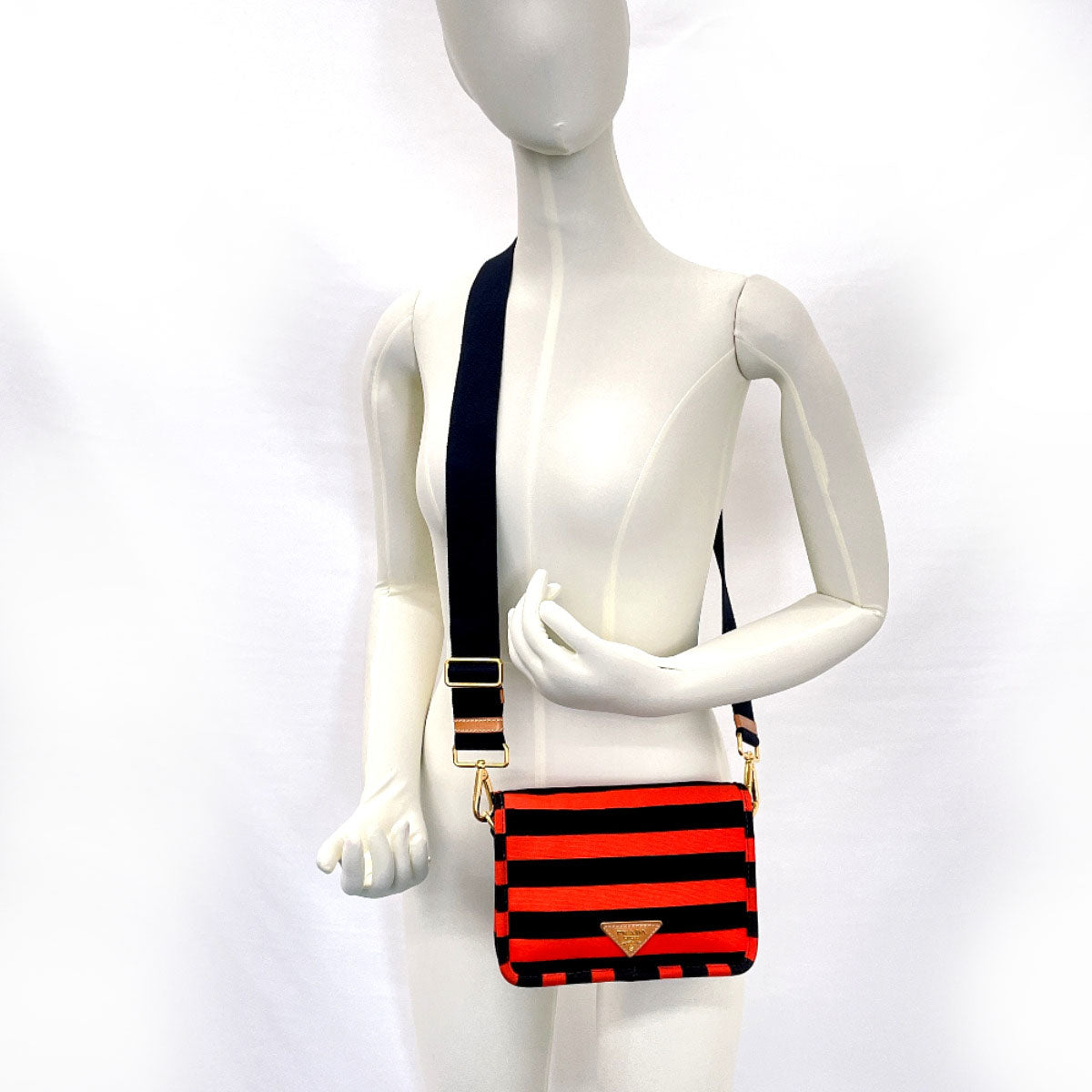 PRADA Shoulder Bag BT0785 canvas black